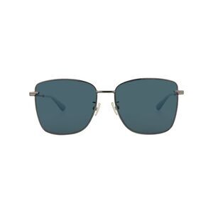 Bottega Veneta Square-Frame Metal Sunglasses Grey Womens